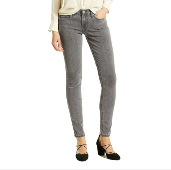 levi's 711 grey